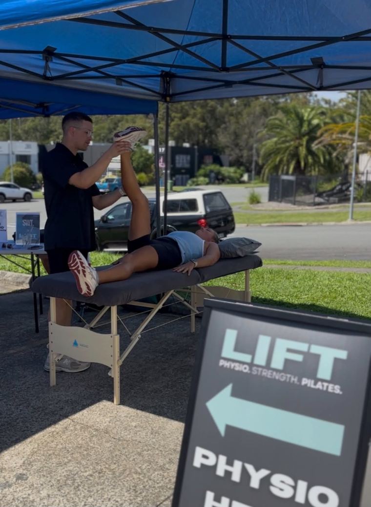 Strength work in the gym as part of a golf-specific program